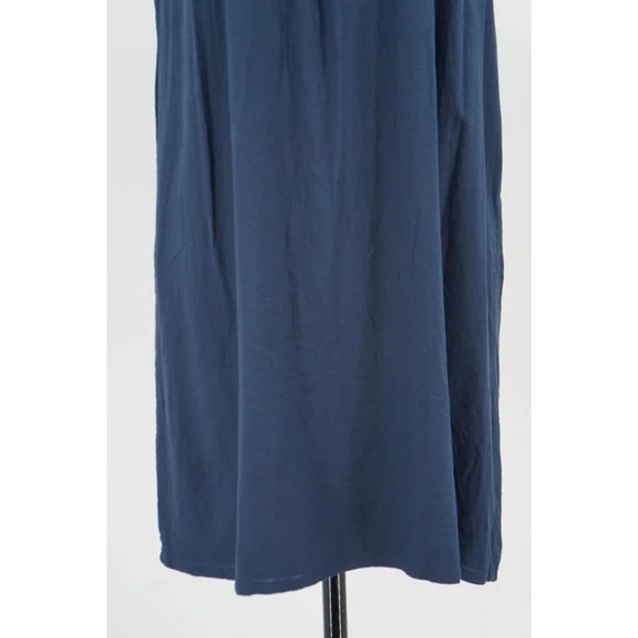 Mod Cloth‎ Dress Women Small S Blue Floral Embroidery Short Sleeve Pullover - Picture 5 of 9